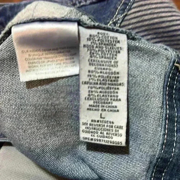 Wallflower Super soft hooded denim sweater jacket The Dreamer Fit. - Picture 8 of 8